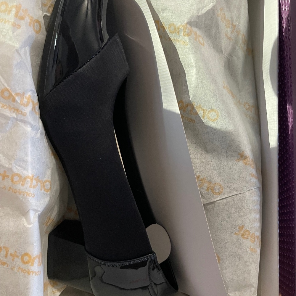 Ortho +rest Ladies Navy Blue Dress Shoes